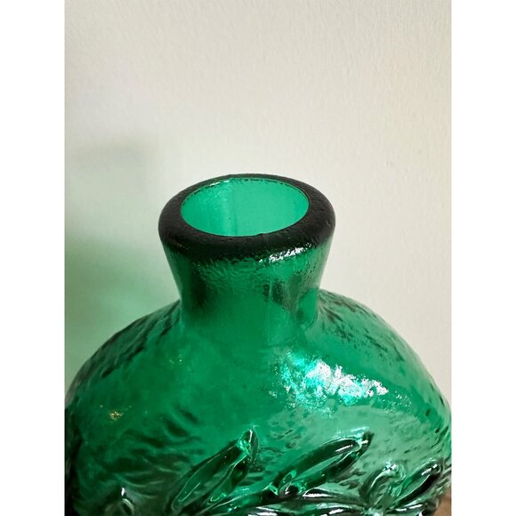 Stelvia Empoli Italy Green Bird of Peace Bottle Decanter Wayne Husted 1960s - Picture 6 of 7